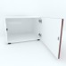 Armonia Comoda alba cu o usa cu sistem push front MDF Cedru